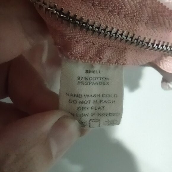 Altar'd State Pink Cotton Crop Top with floral print Size XS - Picture 6 of 7